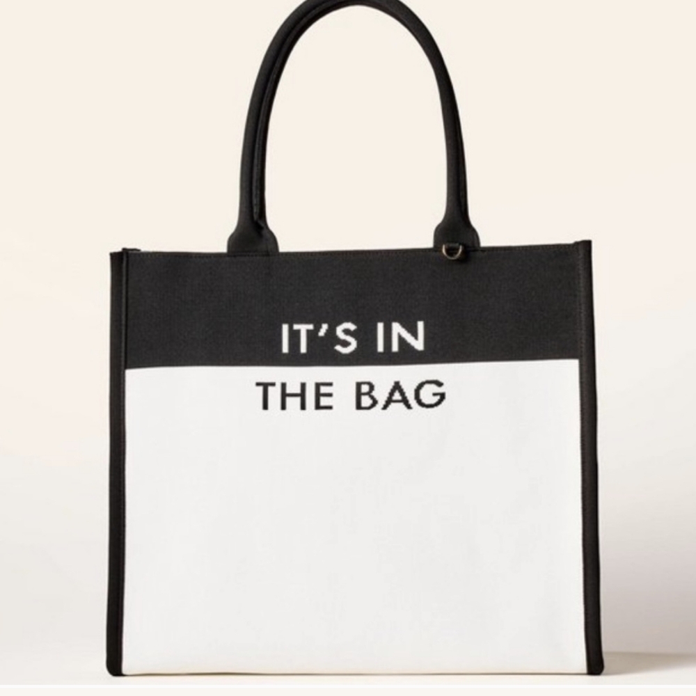 Black and White Tote Bag